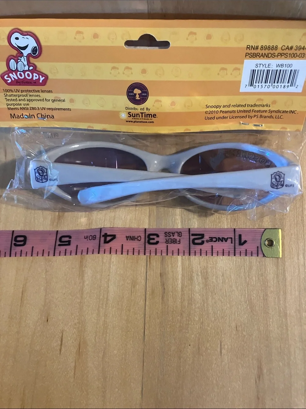 Boys Gray Peanuts Sunglasses 
